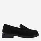 Loafersy damskie zamszowe VENEZIA A015SUBLOBM028 38 24.5 cm Czarne (5906140520291)