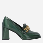 Loafersy damskie lakierowane VENEZIA D002NAGROBM011 36 23.5 cm Zielone (5906140446386)