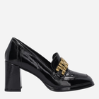 Loafersy damskie lakierowane VENEZIA D002NABLOBM011 41 26.5 cm Czarne (5906140446379)