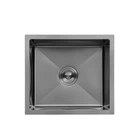 Кухонная мойка Kroner KRP Schwarze - 4843HM PVD (3.0/1.0 мм)