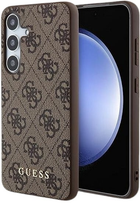 Панель Guess Hardcase 4G Metal Gold Logo для Samsung Galaxy A35 A356 Brown (GUOHCSA35G4GFBR)