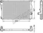 Радиатор охлаждения двигателя DENSO DRM05006 BMW X4 17117632080, 17117823568, 17118623369