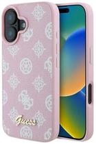 Панель Guess Hardcase Peony Script Logo MagSafe для Apple iPhone 16 Plus Pink (GUHMP16MPGPYSP)