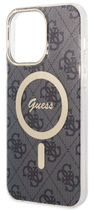 Панель Guess Hardcase IML 4G MagSafe для Apple iPhone 16 Black (GUHMP16SH4STK)