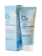 Пінка для вмивання киснева FarmStay O2 Premium Aqua Foam Cleansing, 100 мл