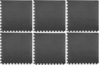 Набор защитных ковриков YATO 60 x 60 см 6 шт Black YT-08780 (5906083081538)