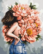 Картина по номерам BrushMe "Пионы женственности @Дарья Михайлишина" 40х50см BS53301