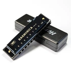 Губная гармошка Harmonica для начинающих черная 10С