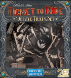 Додаток до настільної гри Days of Wonder Ticket to Ride: 20. Річниця Ексклюзивний набір потягів Чорний (0824968999189)