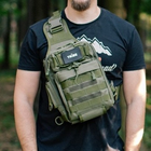 Сумка через плече Tribe Sling Pack 6,5 L T-IE-0003, olive