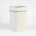 Ведро для мусора MVM MY HOME без крышки BIN-25 15 л Бело/Серое (BIN-25 15L WHITE/GRAY)
