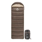 Спальний мішок Naturehike U350 NH20MSD07 (1°C) правий коричневий 220 см (6927595767221-R)