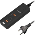 Сетевое зарядное устройство Canyon H-10 PD 20W QC 3.0 18W 2 x USB-A + 2 x USB-C Black (CNE-CHA10B)