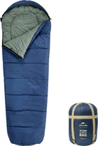 Спальный мешок с капюшоном Naturehike MJ300 CNK2300SD014 Темно-голубой (6976023923081)
