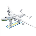 Конструктор Jie Star самолет АН-225 Мрия 1:84 5350 деталей Белый (1014-816-00)