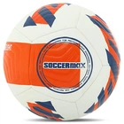 Мяч футбольный профессиональный №5 HYBRID SOCCERMAX FB-4367 (PU, Белый-оранжевый)