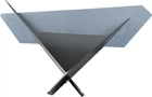 Раскладная костровая чаша Metalzavod треугольная 71х63.5х17.6 см 3 мм (KSCH-T-3)