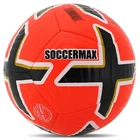 Мяч футбольный профессиональный №5 HYBRID SOCCERMAX FB-4362 (PU, Оранжевый-черный)