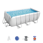 Прямоугольный каркасный бассейн Bestway 56456 Power Steel Frame Pool( 412х201х122см)