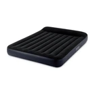 Матрас велюр Intex 64143 (152х203х25 см) двухспальный с подголовником Черный