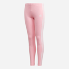 Legginsy młodzieżowe dziewczęce sportowe adidas DH2663 152 cm Różowe (4059807196221)