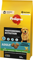 Сухий корм для дорослих собак Pedigree Professional Adult Курка з овочами 12 кг (5900951310515)