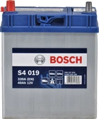 АКБ Азия 40-А/Ч (Bosch) S-4 (L+) 330A (187х127х227мм.) тонкие клеммы 0092S40190