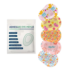 Дитячий пластир для очей Adhesive eye patch Animals оклюдер офтальмологічний коректор косоокості у дітей 30 шт (91549348)