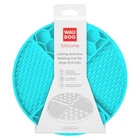 Коврик для слизывания и медленного питания WAUDOG Silicone, 211х211х30 мм, голубой