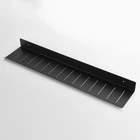 Полка для ванной из алюминия IwConcept BathRack Loft-60cm Black
