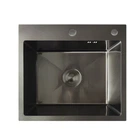 Мойка Mixxus MH5045 Nano-Black из нерж. стали (цвет графит) (MX1926)