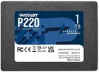 Накопичувач SSD 1TB Patriot P220 2.5" SATAIII TLC (P220S1TB25)