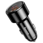 Автомобильное зарядное устройство Baseus Magic Series PPS PDout/USB 45W/QC/PD/LCD CCMLC20C-01 Black