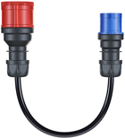 Adapter do samochodu elektrycznego go-e Gemini flex 11 kW CEE16 Red na CEE16 Blue (CH-04-31)