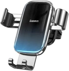 Автодержатель в авто для мобильных телефонов на дефлектор Glaze Gravity Car Mount Black, Baseus (SUYL-LG01)