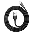 Кабель Baseus Cafule Cable USB 2.4A 0.5M Черный+Серый (CALKLF-AG1)