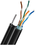 Кабель вита пара Trinix FTP CAT5E CU 0.51 мм LDPE Outdoor + трос Trinix 305 м (33-00039)