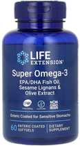 Супер Омега-3 Life Extension Super Omega-3 60 softgels