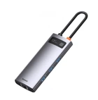 Хаб - конвертер Baseus Metal Gleam Series 6-in-1 Type-C HUB Docking Station CAHUB-CW0G