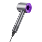 Фен для волосся HOCO HP11 Plus High-speed negative ion hair dryer EU 1600W Grey-Purple (6942007631570)