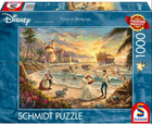 Puzzle Schmidt Thomas Kinkade Disney Mała Syrenka Święto miłości 1000 elementów (4001504580360)