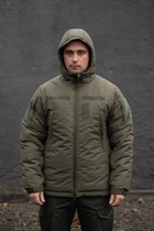 Мужская тактическая Зимняя куртка Military Termo Loft Олива 4XL