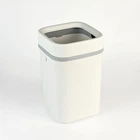 Мусорное ведро без крышки MVM BIN-25 15L WHITE/GRAY