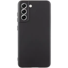 Чохол TPU GETMAN Liquid Silk Full Camera для Samsung Galaxy S21 FE Чорний / Black