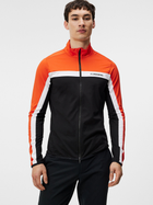 Bluza sportowa męska rozpinana J. Lindeberg jlgmjs08923-9999 L Czarna (7310421066114)