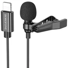 Мікрофон петличний Borofone BFK11 Elegant lavalier Lightning (2m) (Black) (207523)