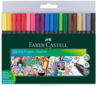 Zestaw cienkopisów wielokolorowych Faber-Castell Grip 0.4 mm 20 szt (4005401516200)