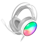 Ігрові навушники BOROFONE BO108 Flame GAMING with mic з мікрофоном та підсвіткою Білий