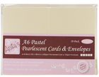 Zestaw kopert i kart Dalprint Cards & Envelopes Pastel Pearlescent A6 115 x 160 mm 2 x 50 szt (5038041919888)