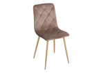 Стул для кухни N-41 Vetro Mebel Капучино/Дуб (металл/ткань велюр) (N-41-cappuccino-velur/oak)